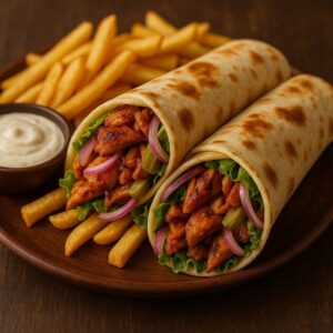 Chicken Tikka Chutney Roll