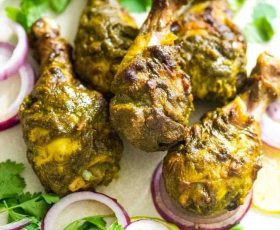 Chicken Green Tikka Leg