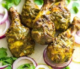 Chicken Green Tikka Leg