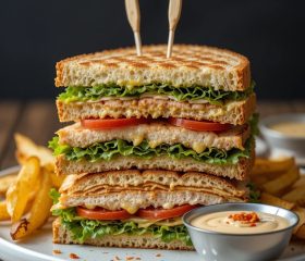 Chicken Tikka Club Sandwich