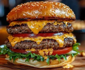 Smash double Beef Cheese Burger
